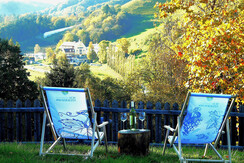 Genießen Sie die schönen Ausblicke im Garten