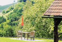 Essbereich im Garten