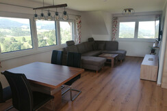 Panorama Wohnung Ess- und Wohnbereich