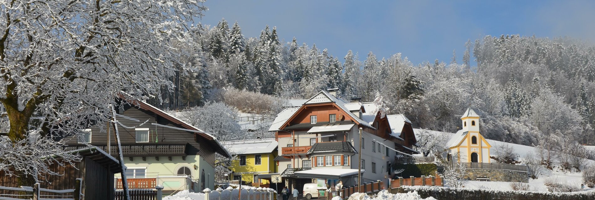 Haus im Winter