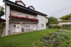 Ferienzimmereingang + Terrasse