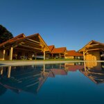 Photo of Holiday home, separate toilet and shower/bathtub, facing the pool