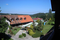 Schöne Aussicht vom Balkon