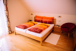 Room with a view and balcony