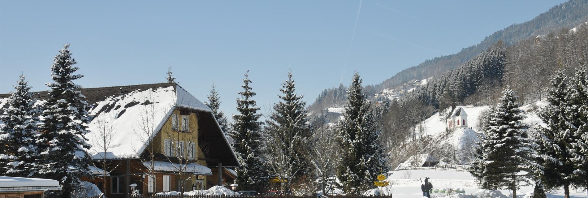 Gasthof im Winter