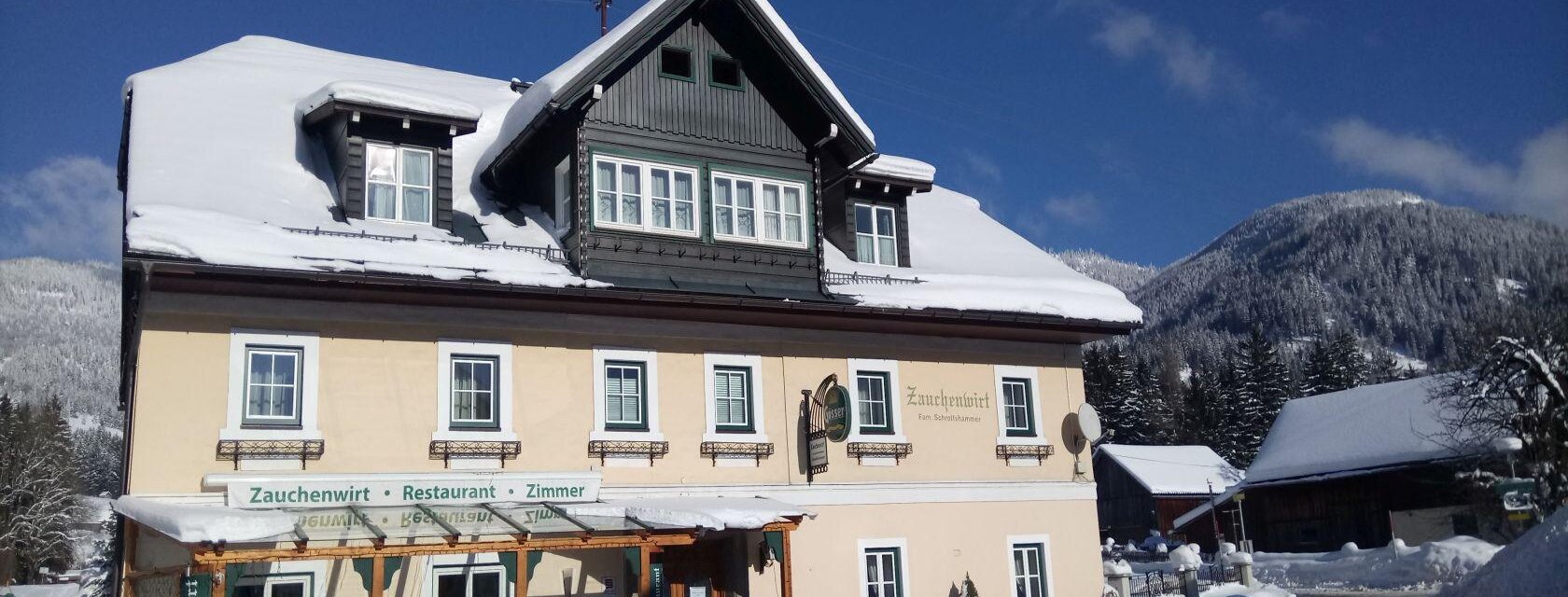 Gasthof Zauchenwirt, Südansicht