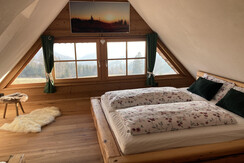 Schlafzimmer in der Gastkeusche Höss