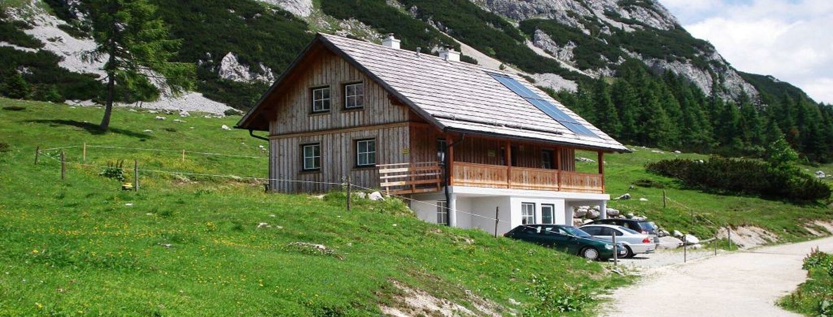 Gindlhütte im Sommer, Tauplitzalm