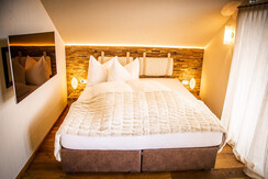 Schlafzimmer im Chalet Silberfuchs