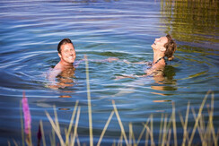 600 m² verträumter Naturschwimmteich