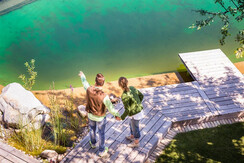 Der Naturschwimmteich beim Loft