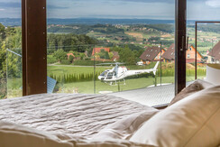 Heli in der Parkanlage