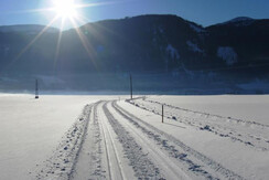 Langlaufloipeneinstieg 100m