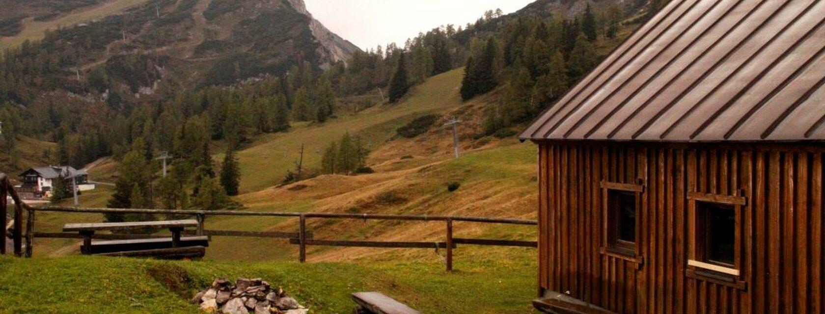 Grashütte, Tauplitzalm, Blick zum Lawinenstein