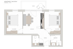 Appartement Dachstein Grundriss