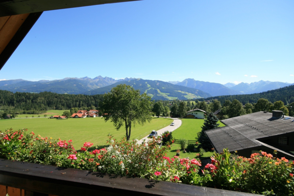 Bergsicht Aussicht Sommer | © Privatzimmer Haus Bergsicht
