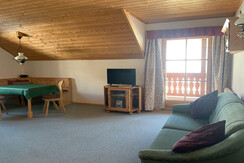 Grundlsee, Schlafcouch im Wohnbereich