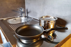 Mini - App. Herd und Spülenschrank