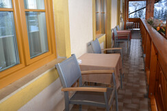 Mountain view 1- balcony with seating