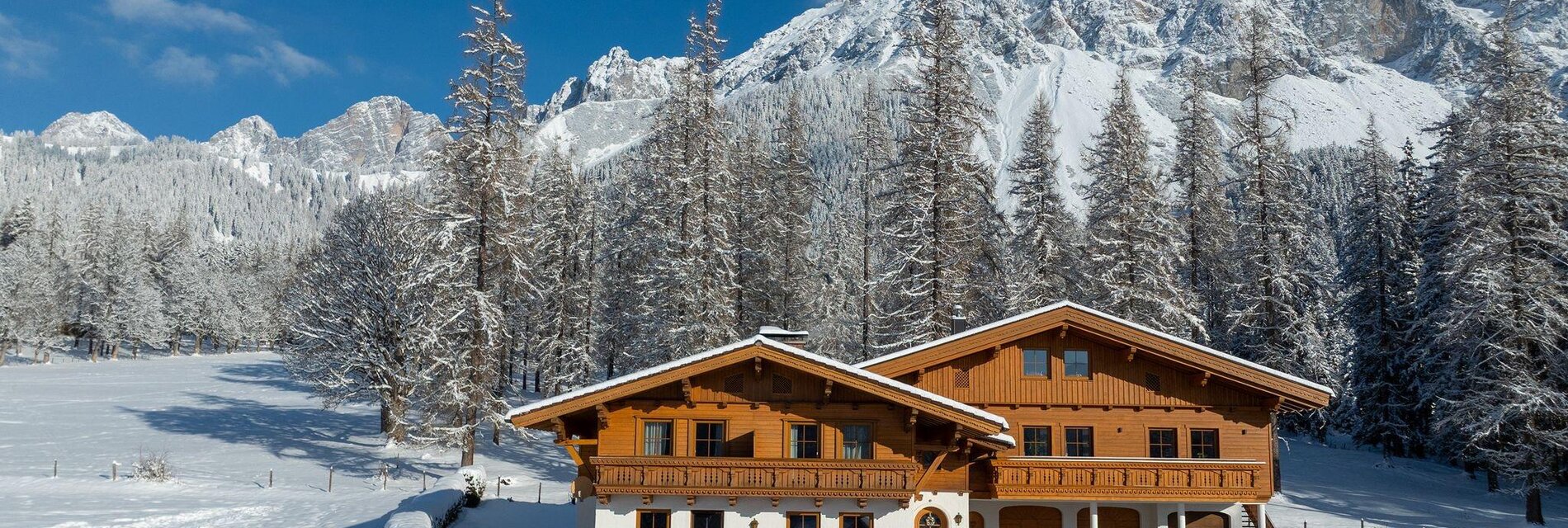 Haus Silberdistel im Winter