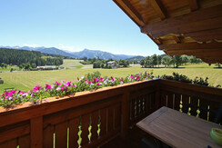 Herrlicher Ausblick vom südseitlichen Balkon