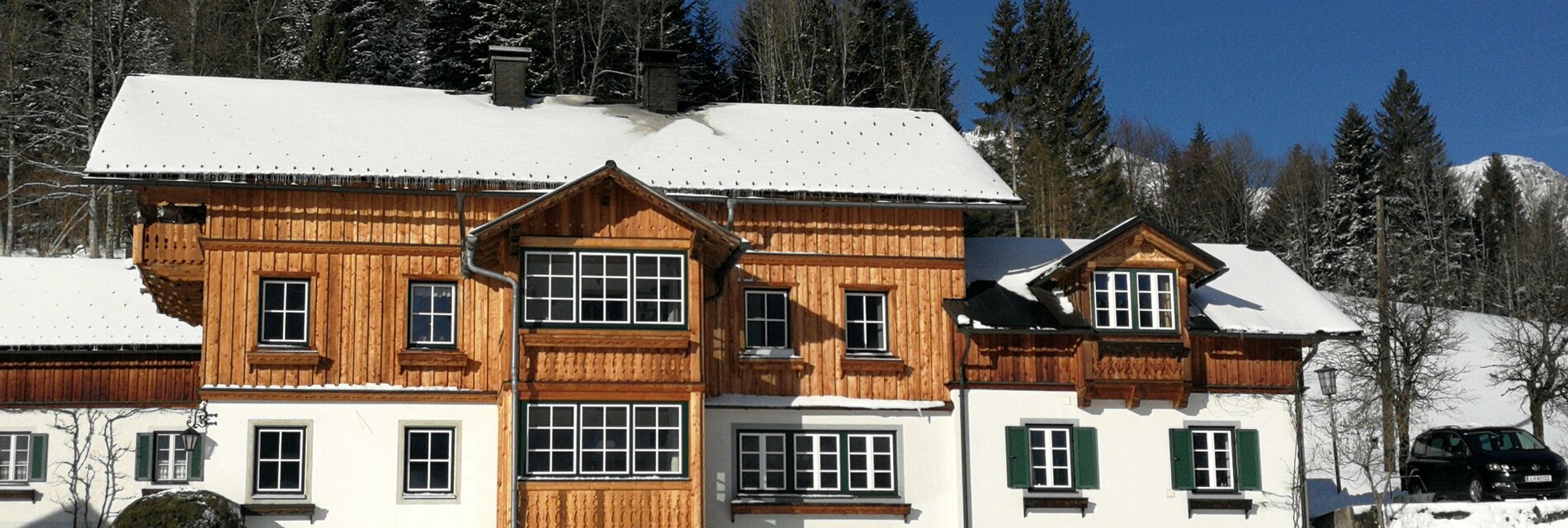 Haus Starl, Altaussee, Schnee