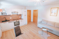 House Toplitzsee, Grundlsee, living and dining room