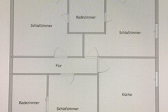 Grundriss große Ferienwohnung