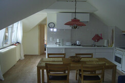 Haus Wunner, Ferienwohnung Astrid, Wohnküche