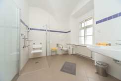 Behindertengerechtes Badezimmer (Zimmer 5)