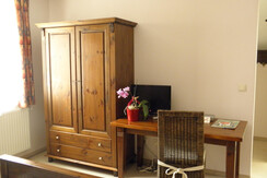 Solid wood furniture in the double room