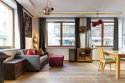 Wohnbereich mit Schlafsofa