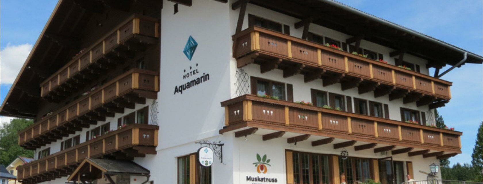 Hotel Aquamarin im Sommer