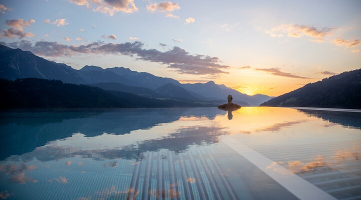 Infinity Pool im Schütterhof in Schladming