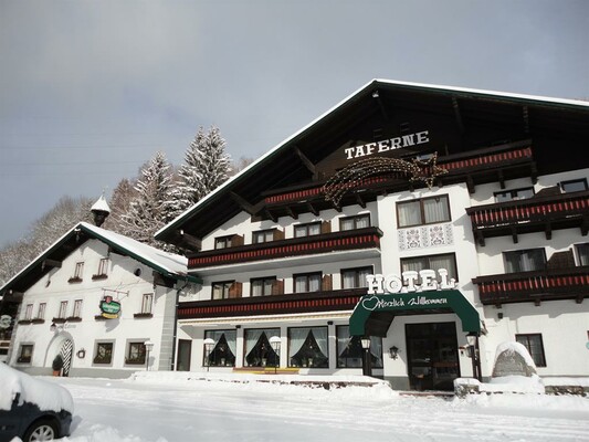 Hotel im Winter