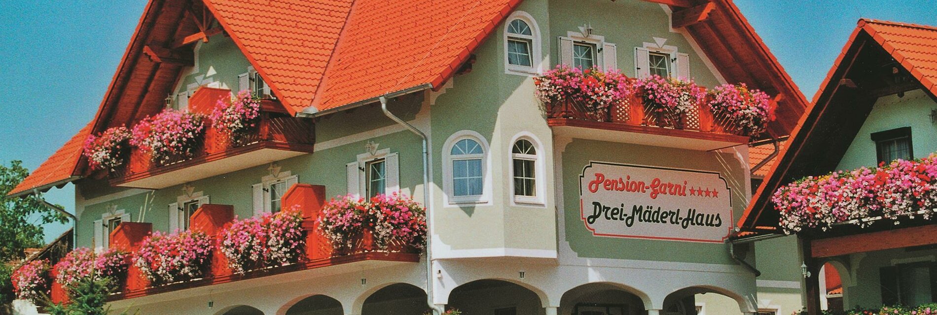 Hotel-Garni Drei Mäderl Haus Außenansicht