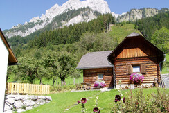 Unser Blockhaus mit großem Ödstein