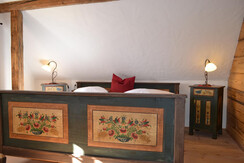 Knappenhof Lannacherhaus Schlafbereich