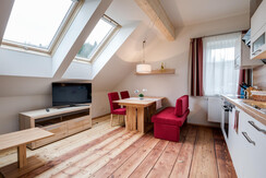 Wohn-/Esszimmer mit Küchenzeile (TOP6)