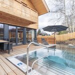Bild von Ferienhaus #7b Pool und Sauna, 8 Personen
