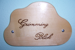 Landhaus Jasmin, Bad Mitterndorf, Schild Grimming