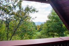 Dream view from the large balcony on the top floor