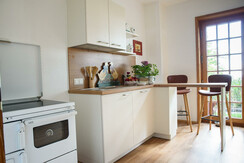 Breakfast corner in the kitchen for chatting