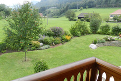 Blick vom Balkon