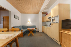 Kitchen and living room