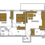 Photo of Apartment, shower, toilet, 2 bed rooms