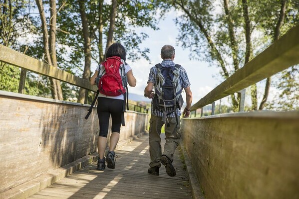 Wandern Raab Brücke klein