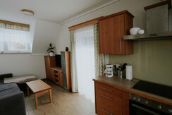 Küche- und Wohnbereich