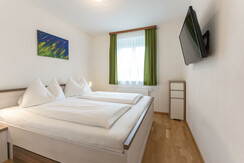 Top 2 - Bedroom with double bed and TV