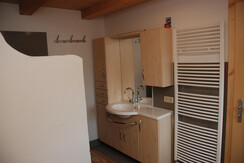 Bathroom at the Moospeter Huts